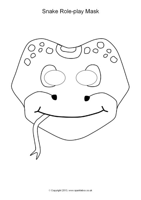 Snake Role-Play Masks (SB9953) - SparkleBox