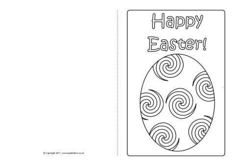 Easter Card Template from www.sparklebox.co.uk