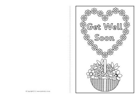 Get Well Soon Coloring Pages - Free & Printable!