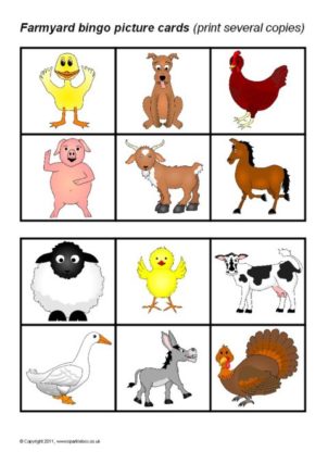 Pas på koloni massefylde Farm Animals Printables for Primary School - SparkleBox